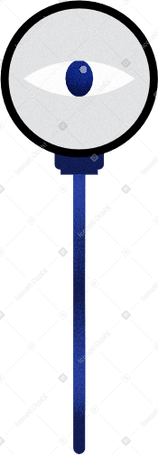 magnifying glass with an eye PNG、SVG