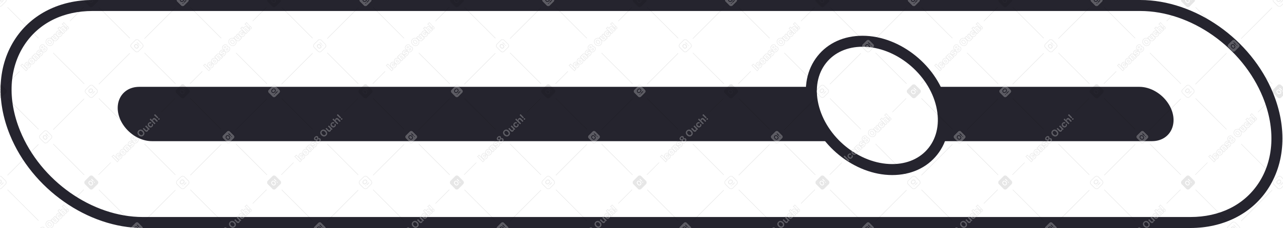 tilted slider Illustration in PNG, SVG