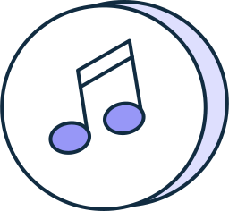 音符 のpngとsvgでのイラスト