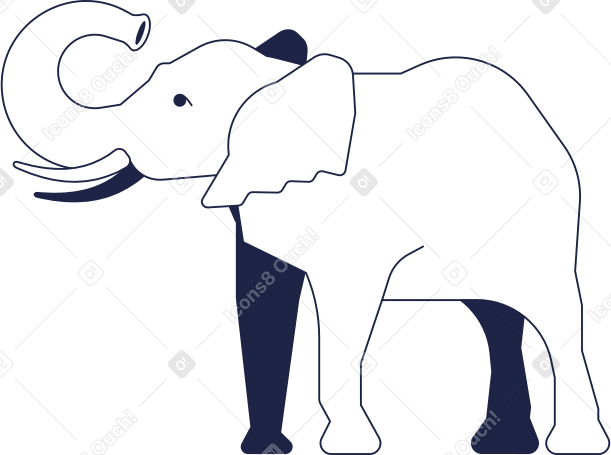 elephant PNG, SVG