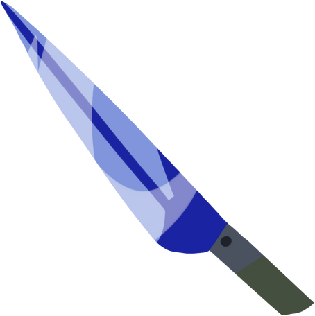 knife Illustration in PNG, SVG
