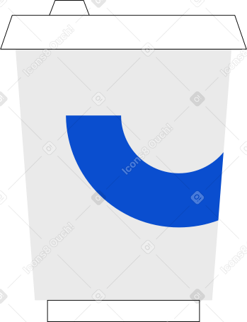 Бумажный стаканчик для кофе с логотипом в PNG, SVG