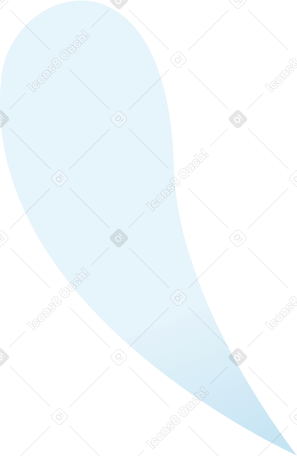 pequena mancha azul em forma de gota PNG, SVG