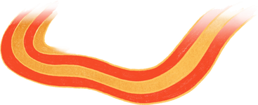 yellow and red winding path PNG、SVG