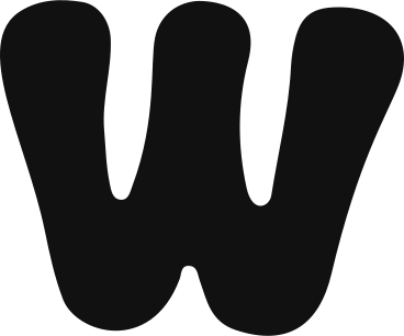 Lettera w PNG, SVG