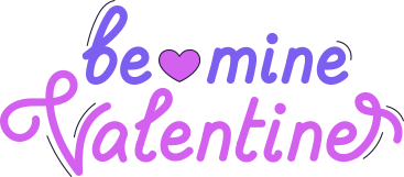 Be mine valentine PNG, SVG