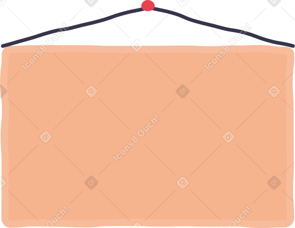 Placa pendurada PNG, SVG