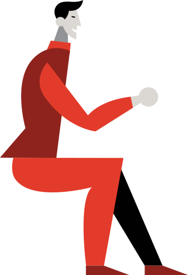 seated-men PNG, SVG