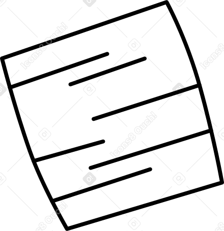 stack of papers Illustration in PNG, SVG