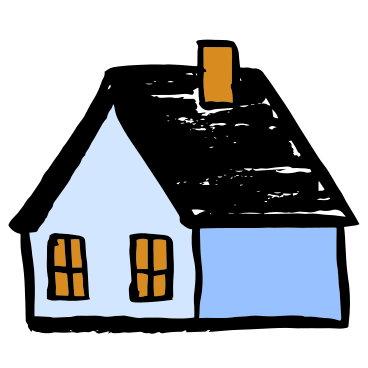 Жилой дом в PNG, SVG
