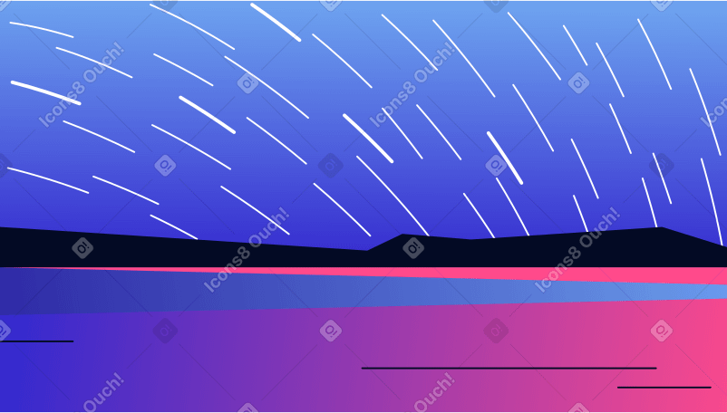 background starry sky Illustration in PNG, SVG