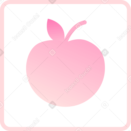 apple icon Illustration in PNG, SVG
