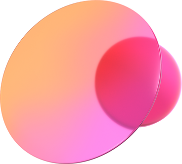 vibrant duo of floating disks PNG, SVG