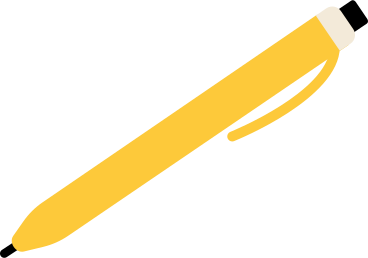 yellow pen PNG, SVG