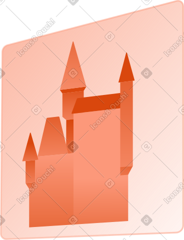 Castle icon PNG, SVG