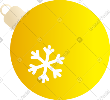 雪花圣诞球 PNG, SVG