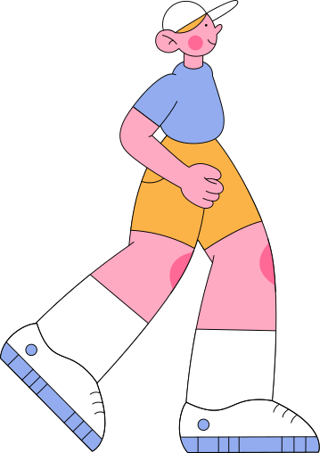 tourist in shorts and cap PNG, SVG