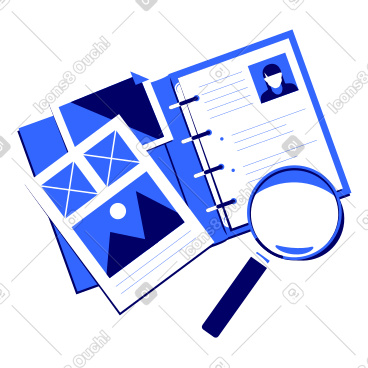 Photography portfolio for job application PNG, SVG