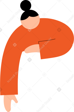 young woman lying PNG, SVG
