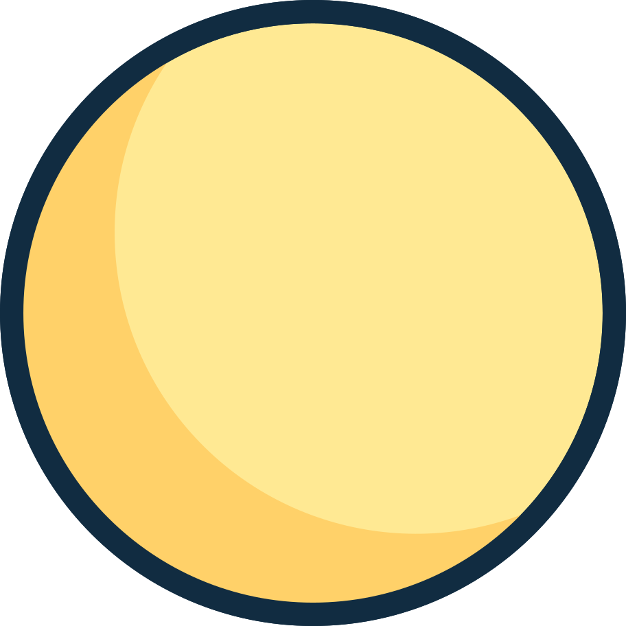 yellow planet Illustration in PNG, SVG