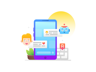chatbot coversation with humans PNG, SVG