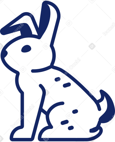 ウサギ PNG、SVG