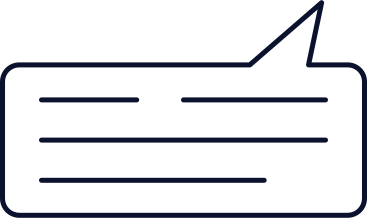 Bolla rettangolare con testo PNG, SVG