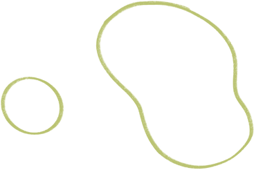 two green line bubbles PNG, SVG