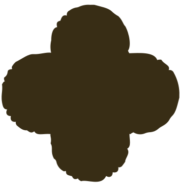  brown quatrefoil PNG, SVG