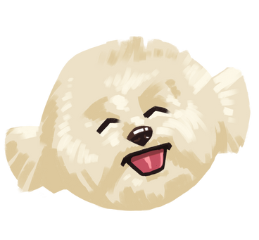 Happy dog PNG, SVG