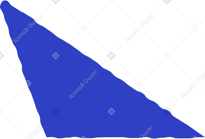 scalene blue Illustration in PNG, SVG