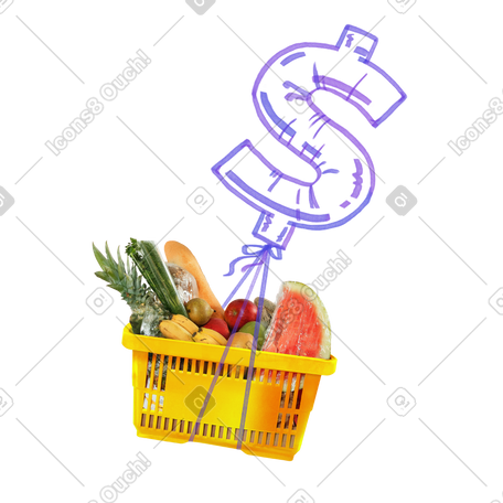 通货膨胀导致商品价格上涨 PNG, SVG