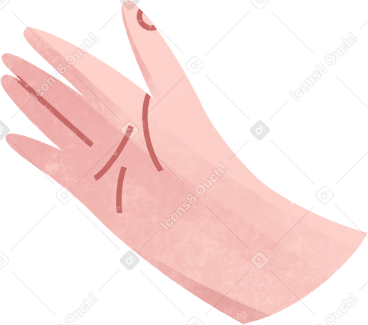inner part of the human hand PNG, SVG