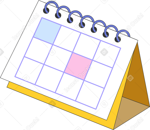 calendário PNG, SVG