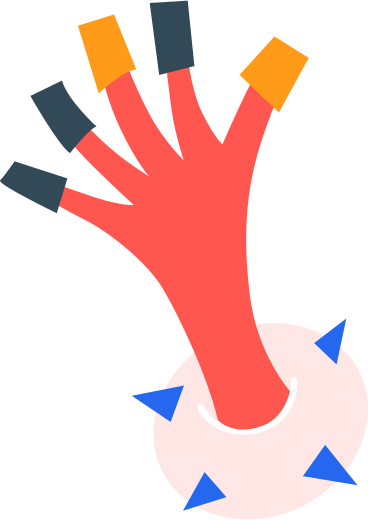left hand prep PNG, SVG