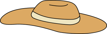 Соломенная шляпа в PNG, SVG