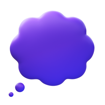 thinking bubble PNG, SVG