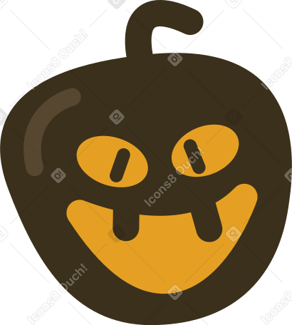 pumpkin halloween Illustration in PNG, SVG