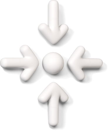 Weißes treffpunkt-symbol nach rechts gedreht PNG, SVG