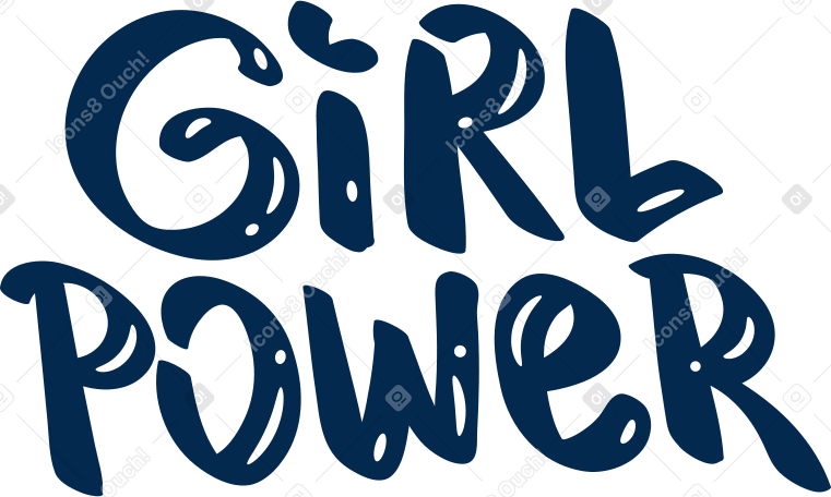 Girl Power Illustration In Png Svg