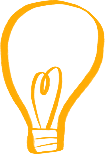 yellow light bulb PNG, SVG