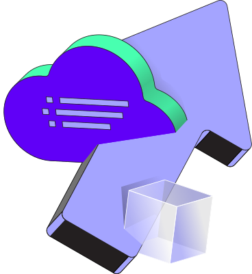 arrow and cloud PNG, SVG