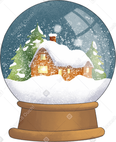 Рождественский стеклянный шар в PNG, SVG