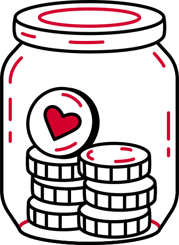 Jar of coins PNG, SVG