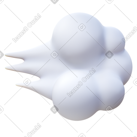 3D 飞奔而去 PNG, SVG