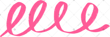 Pink squiggle PNG, SVG