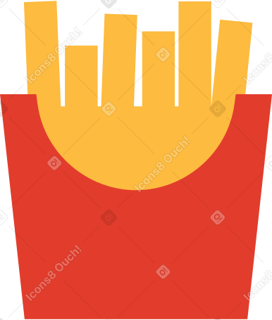감자 튀김 PNG, SVG