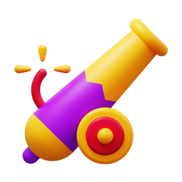 Circus cannon PNG, SVG
