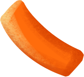 Orangefarbenes kissen PNG, SVG