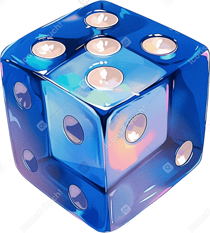 Dice cubo PNG, SVG